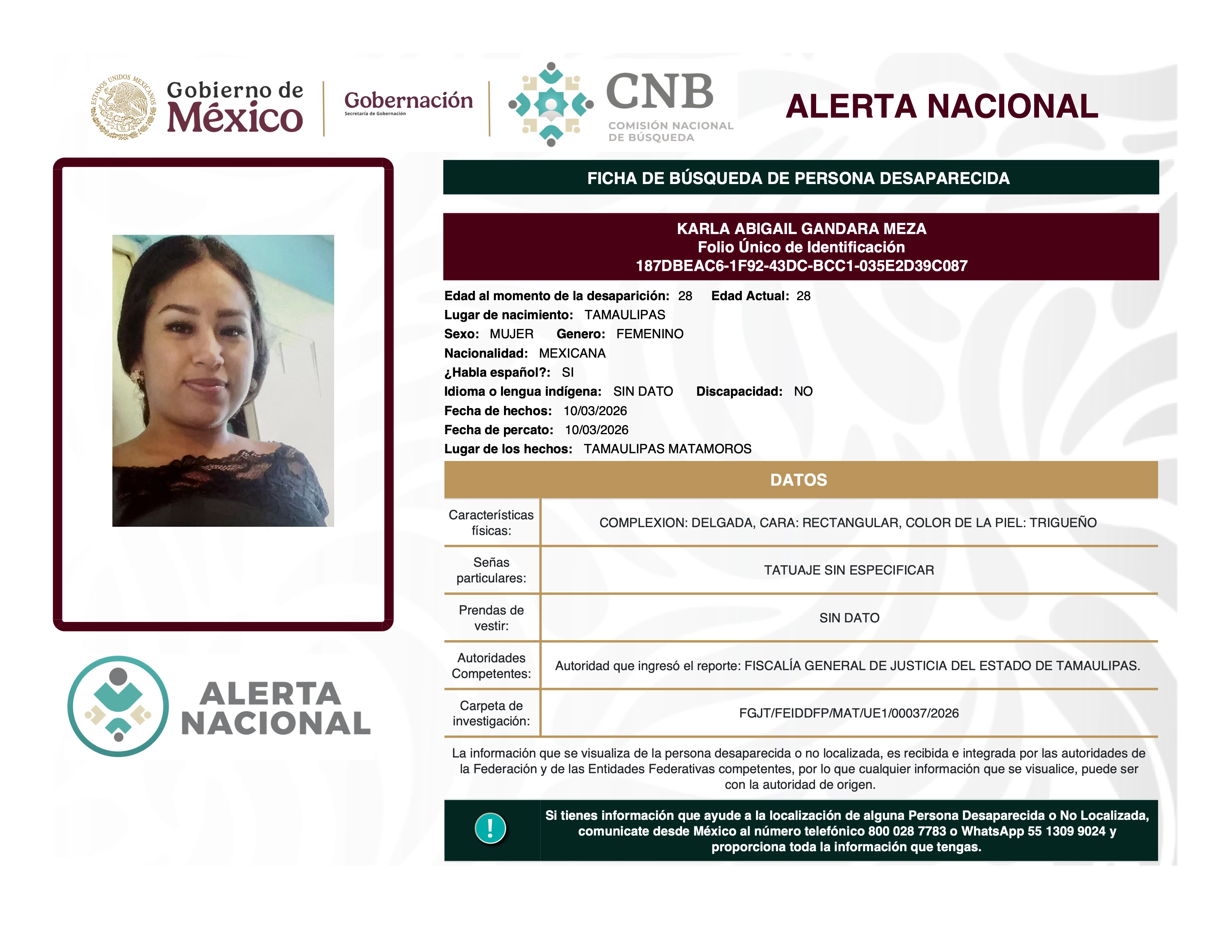 KARLA ABIGAIL GANDARA MEZA